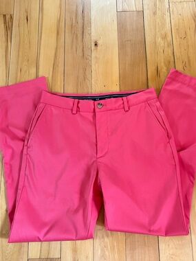 Vineyard Vines Hot Pink Men's Links Pant Golf Chinos 32 x 32